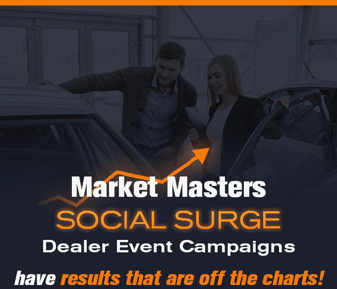 Market Masters Social Surge Dealer Event Campaings